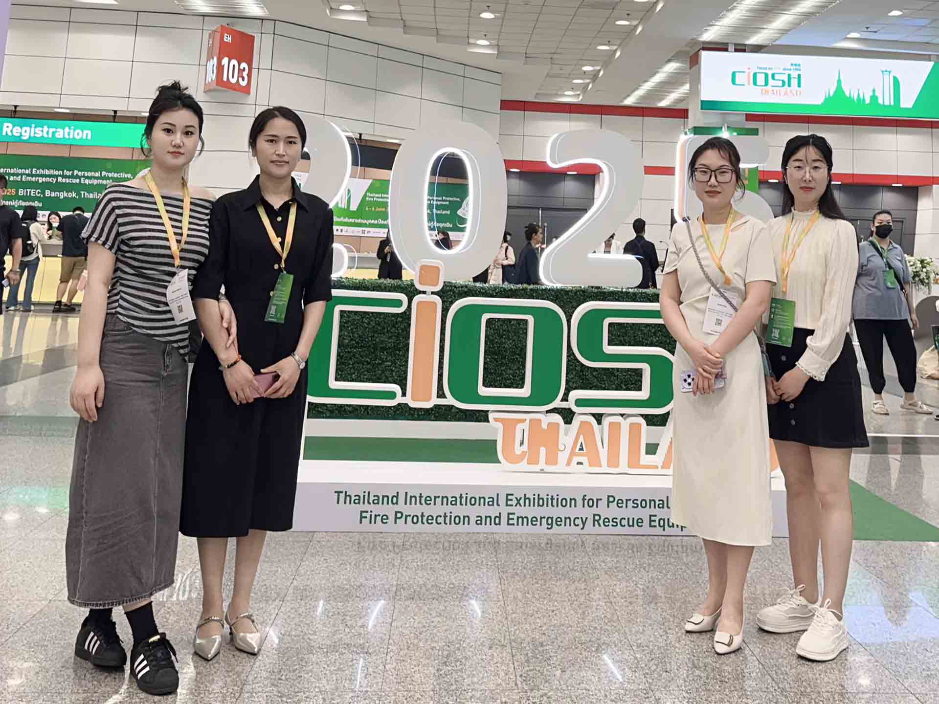 NEW AIR torna al CIOSH Thailand per presentare per la seconda volta le sue innovazioni in materia di attrezzature DPI