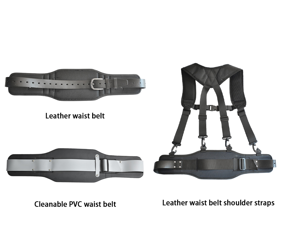 Kit PAPR BXH-3001. Diverse opzioni di cintura.
