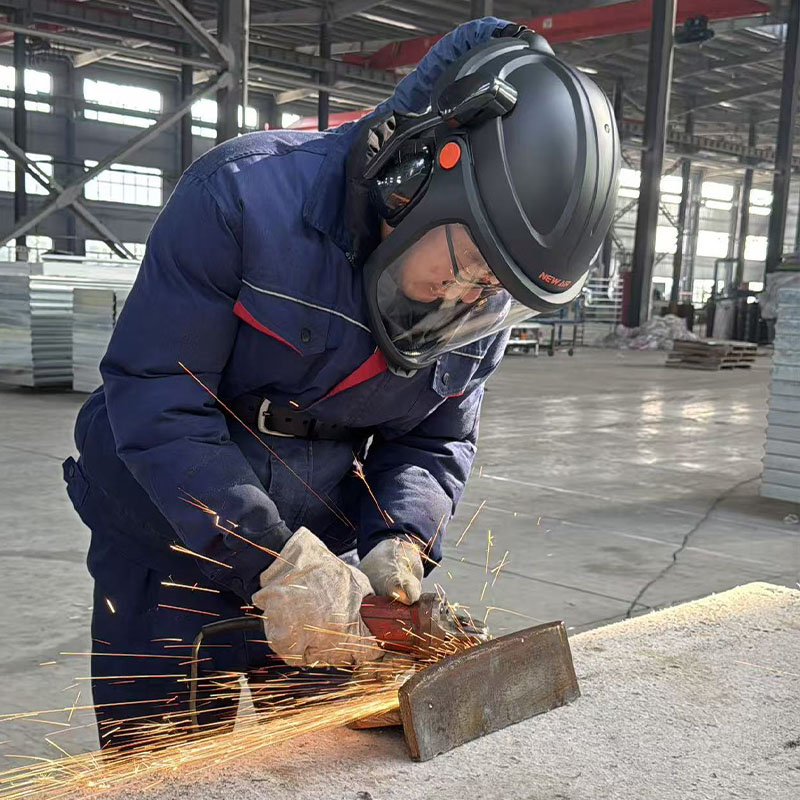 BXH-3001 PAPR con elmetto di sicurezza per molatura e lucidatura