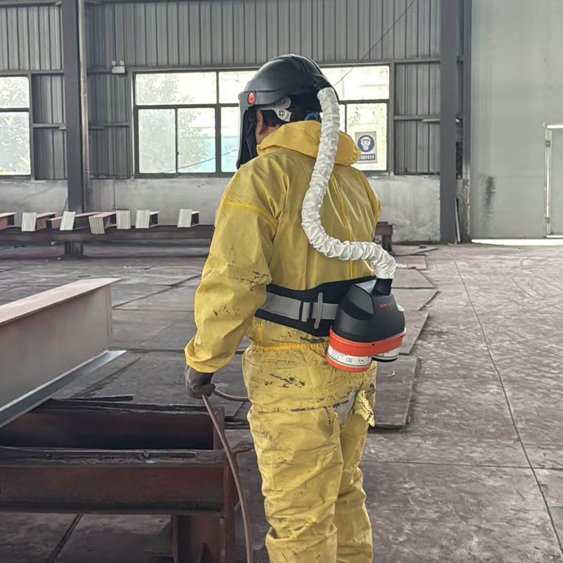 Respiratore PAPR NEW AIR BXH-3002 con elmetto di sicurezza per verniciatura